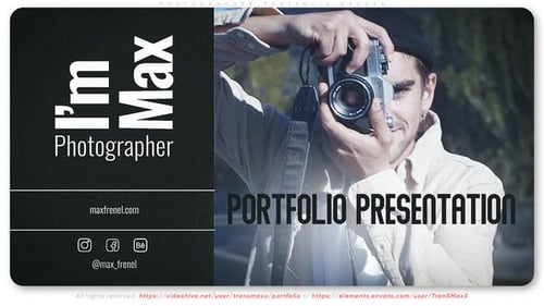 Photographer Portfolio Opener