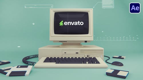 Old Computer Logo