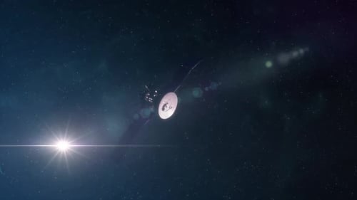Communications Satellite Drifting in Space