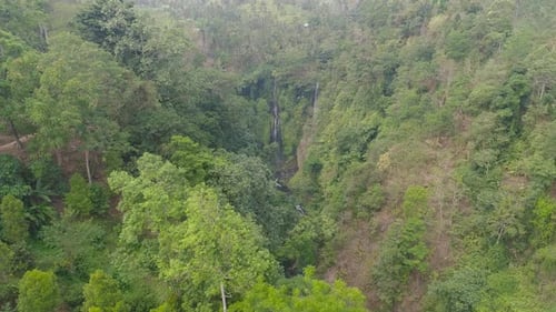 Beautiful Tropical Waterfall Bali,Indonesia