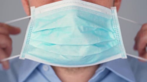 Putting on a Surgical Mask