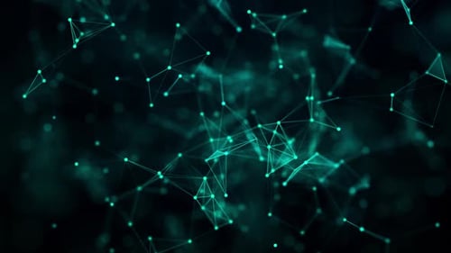 Colorful Light Switching Plexus Background Loop