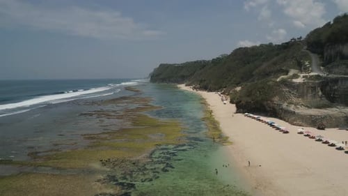 Seelandschaft mit Strand