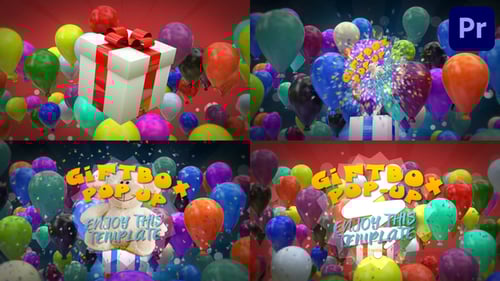 Gift Box Pop Up for Premiere Pro