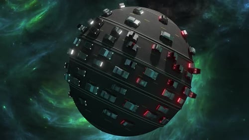 Geometric World with Traffic Animation