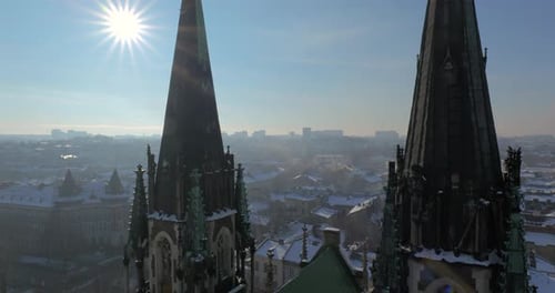 Panorama de la ville de Lviv