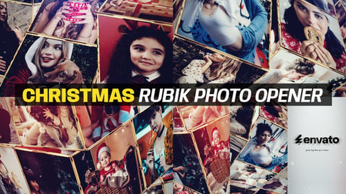 Christmas Rubik Photo Opener