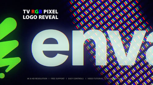 Pixel Logo Reveal