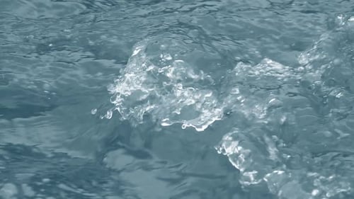 Rippling Water Surface Reflecting Natural Light