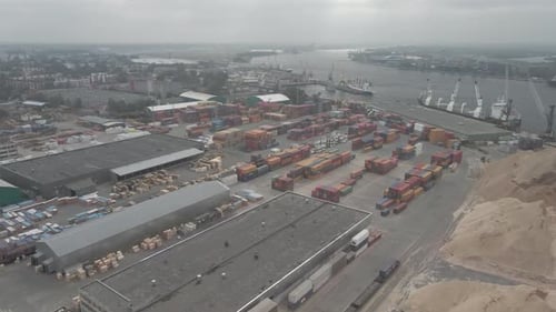 Industrielle Hafenzone
