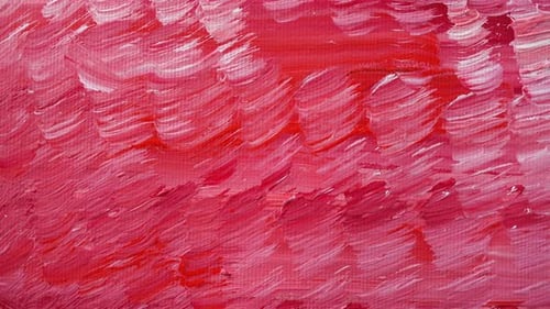 Abstract Red and White Paint Textured Background