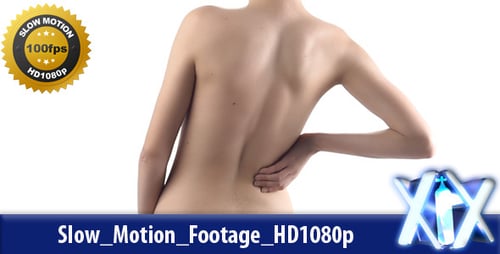Adult Back and Torso in Slow Motion