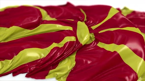 Realistic Waving Flag 3D Animation for National Events