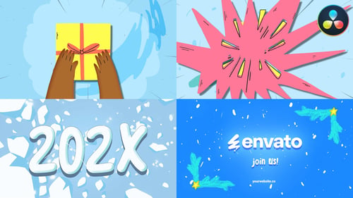 Christmas Gift Logo Opener | DaVinci Resolve