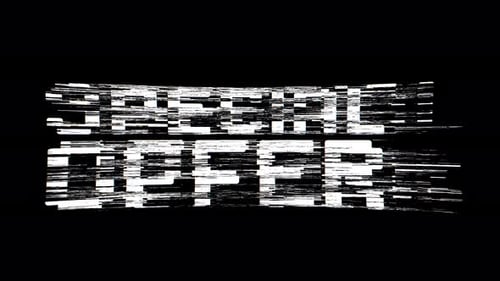 Digital Glitch Text Animation for Special Offer and Super Sale
