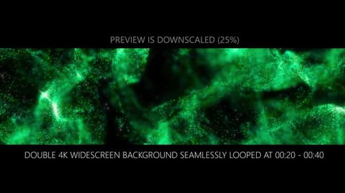 Abstract Green Particles Background