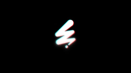 Glitch Logo Reveal