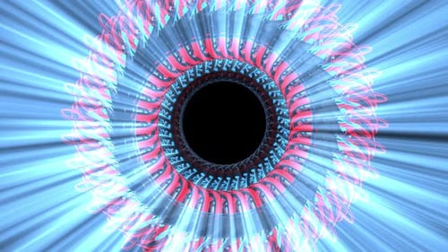 3D leuchtende Lichtstrahl-Formen