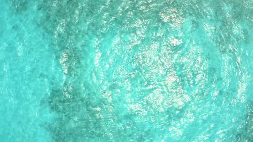 Caribbean Sea Surface Summer Wave Background