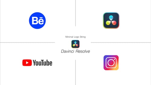 minimal Logo String | Davinci Resolve