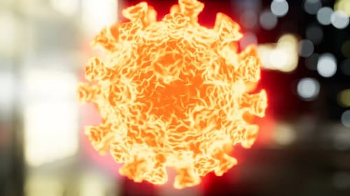 Coronavirus COVID 19 Quarantine on Empty City Streets