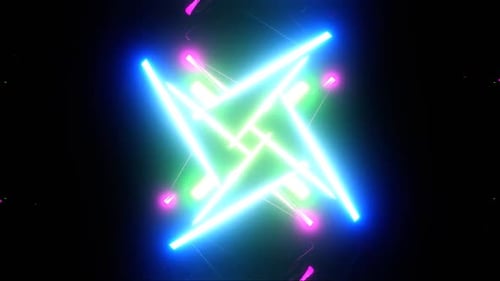 Futuristic Sci-Fi Environment | Abstract Geometric Architecture Loop | HD