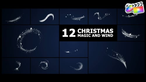 Elementos mágicos del viento navideños | FCPX