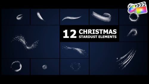 Christmas Stardust Elements | FCPX