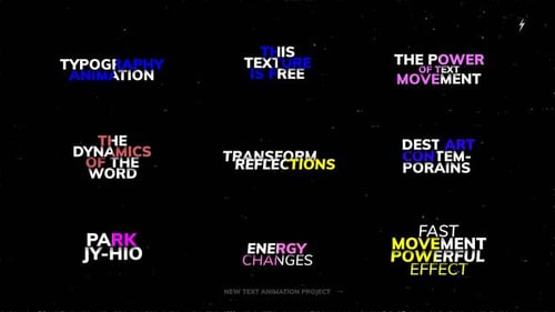Dynamic Kinetic Typography Text Animations