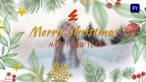 Festive Christmas Slideshow with Decorative Holiday Overlays