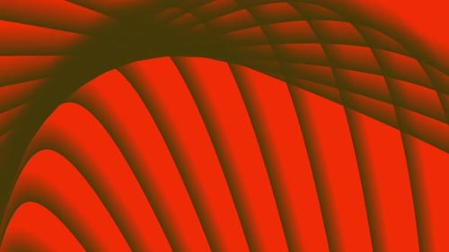 Abstract Red Wavy Lines Motion Background