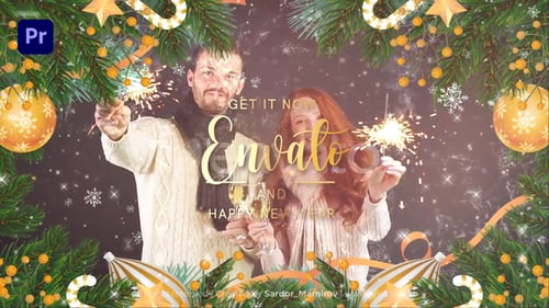 Merry Christmas Slideshow 2025 MOGRT