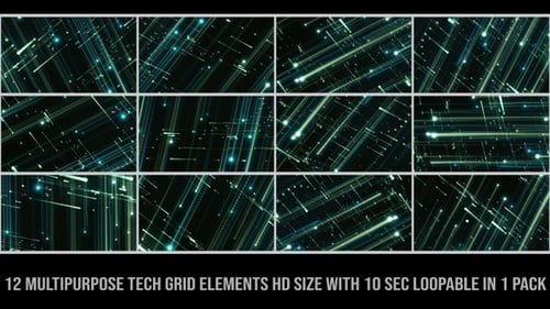 Tech Grid Elements Paket V01