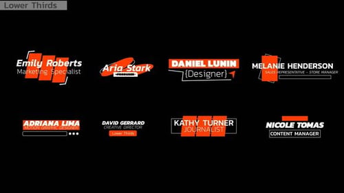 Lower Thirds | AE