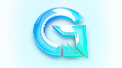 Glossy Modern Logo Reveal Animation