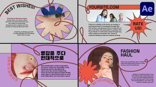 Creative Design Slides for After Effects