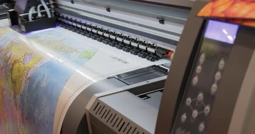 Modern Digital Large Format UV Printer