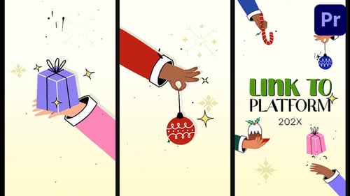 Historias tipográficas de Año Nuevo para Premiere Pro