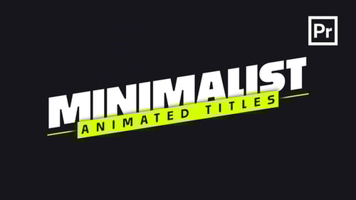 Animated Titles for Premiere Pro