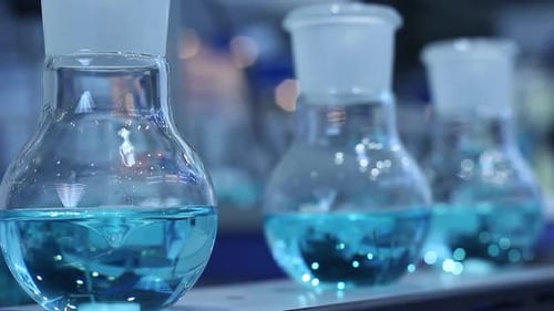 Scientific Experiment in Medical Laboratory