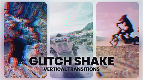 Transições Glitch Shake