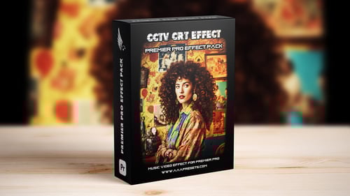 CCTV CRT Screen Effect for Premiere Pro