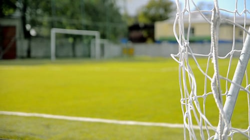 Leeres Fußballfeld
