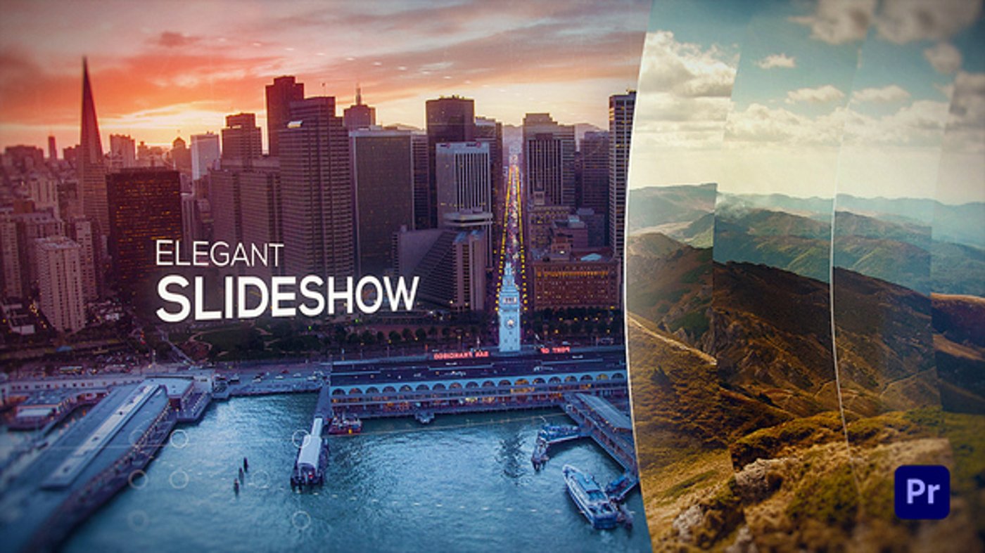 Modern Cinematic Slideshow with Dynamic Media Transitions, Video ...