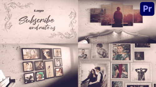 Vintage Photo Gallery Slideshow with Animated Frames