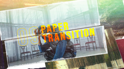 Rip Paper Freeze Frame Transitions