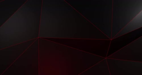 Abstract Red Geometric Grid Animation Background