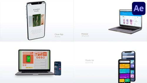 Clean Mobile App Promotion for UI/UX Product Showcase