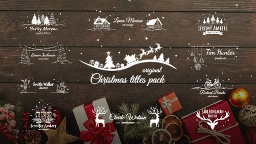 Christmas Titles Pack / AE