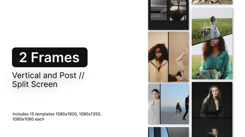 Split Screen Vertical and Post - Frames 2, Video Displays ft. vertical ...